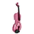 4/4 Size Colored Violin Ensemble Complete - Pink