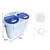 8 lbs Portable Mini Twin Tub Washing Machine and Spinner