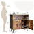 Modern Wine Storage Unit - Rustic Brown