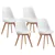 Modern PU Leather Dining Chairs (Set of 4)