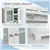 4-Door Storage Unit - White