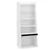 6-Tier Ladder Bookcase - White