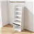 6-Tier Ladder Bookcase - White