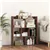 Open-Back 7-Cube Bookshelf - Walnut