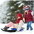 Kids' Folding Sled with Pull Rope