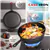 2-in-1 Cast Iron Dutch Oven Deep Pot with Frying Pan Lid & Recipe