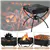 3-in-1 Camping Grill - Black