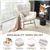 Modern Tufted Upholstered Rocking Chair with High Backrest