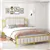 Queen Upholstered Bed Frame with Linen Headboard & Under-Bed Storage