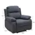 Fabric Recliner Chair, Manual Recliner with Padded Armrests