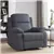 Fabric Recliner Chair, Manual Recliner with Padded Armrests