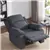 Fabric Recliner Chair, Manual Recliner with Padded Armrests