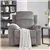 Fabric Recliner Chair, Manual Recliner with Padded Armrests