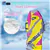 Wham-O Snowboogie 40” Air Thunder- Yellow Pink - 2 Pack