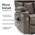 Multi-function electric recliner chair Sofa with extended footrest