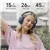 Edifier V80 Hybrid Active Noise Cancelling Headphones - Navy Blue