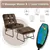 Velvet Massage Chair - Brown