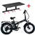 GoTyger 500W 36V 20” 4.0 Fat Tire Foldable eBike + Wall Mounted Bike Rack