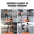 2-IN-1 Punching Bag Freestand Reflex Speed Boxing Bag