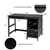 47.5' Home Office Desk- Black