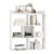 Open-Back 7-Cube Bookshelf - White