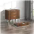 3-Drawer Accent Nightstand with Metal Legs for Bedroom or Living Room