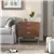 3-Drawer Accent Nightstand with Metal Legs for Bedroom or Living Room