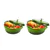 6Qt Green Cast Iron Dutch Oven, pack of 2