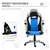 Padded Headrest, Extra-Thick Cushion Racing Gaming Chair Flip Up Armre