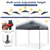 10 x 10 Feet Foldable Pop-up Canopy with Carry Bag