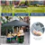 10 x 10 Feet Foldable Pop-up Canopy with Carry Bag