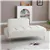 56.3' Modern Armless Loveseat Sofa, Upholstered Teddy Fabric, Beige