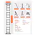 Multi-Purpose Folding Ladder 7-in-1 3 Step 12ft with Scaffolding Plank