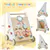 Wooden Activity Walker for Toddlers - White