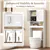 Over The Toilet Storage Cabinet with Double Doors