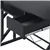 Home Office Desk with Keyboard - Black