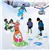 4 Pack Snow Boogie 36 Inches Backpack Sled Winter Toys Set for Kids