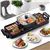 Electric 2 in 1 Hot Pot Hotpot BBQ Grill Oven Smokeless BBQ