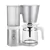 1.5L Glass Carafe Drip Coffee Maker - Silver