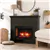 26 Inch Freestanding Fireplace Heater with Remote