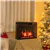 26 Inch Freestanding Fireplace Heater with Remote