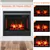 26 Inch Freestanding Fireplace Heater with Remote