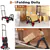 2 in 1 hand truck dolly foldable, 330 lb capacity portable folding