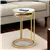 Luxury Nesting Living Room Side Table with Glass Mirror and Frame