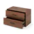 Stackable 2-Drawer Cabinet - Dark Brown