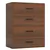 Stackable 2-Drawer Cabinet - Dark Brown