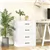 Stackable 2-Drawer Cabinet - White