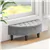 Lunar Storage Bench - Gray