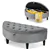 Lunar Storage Bench - Gray