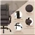 Reclining Massage Office Chair with Lumbar Support & Adjustable Height